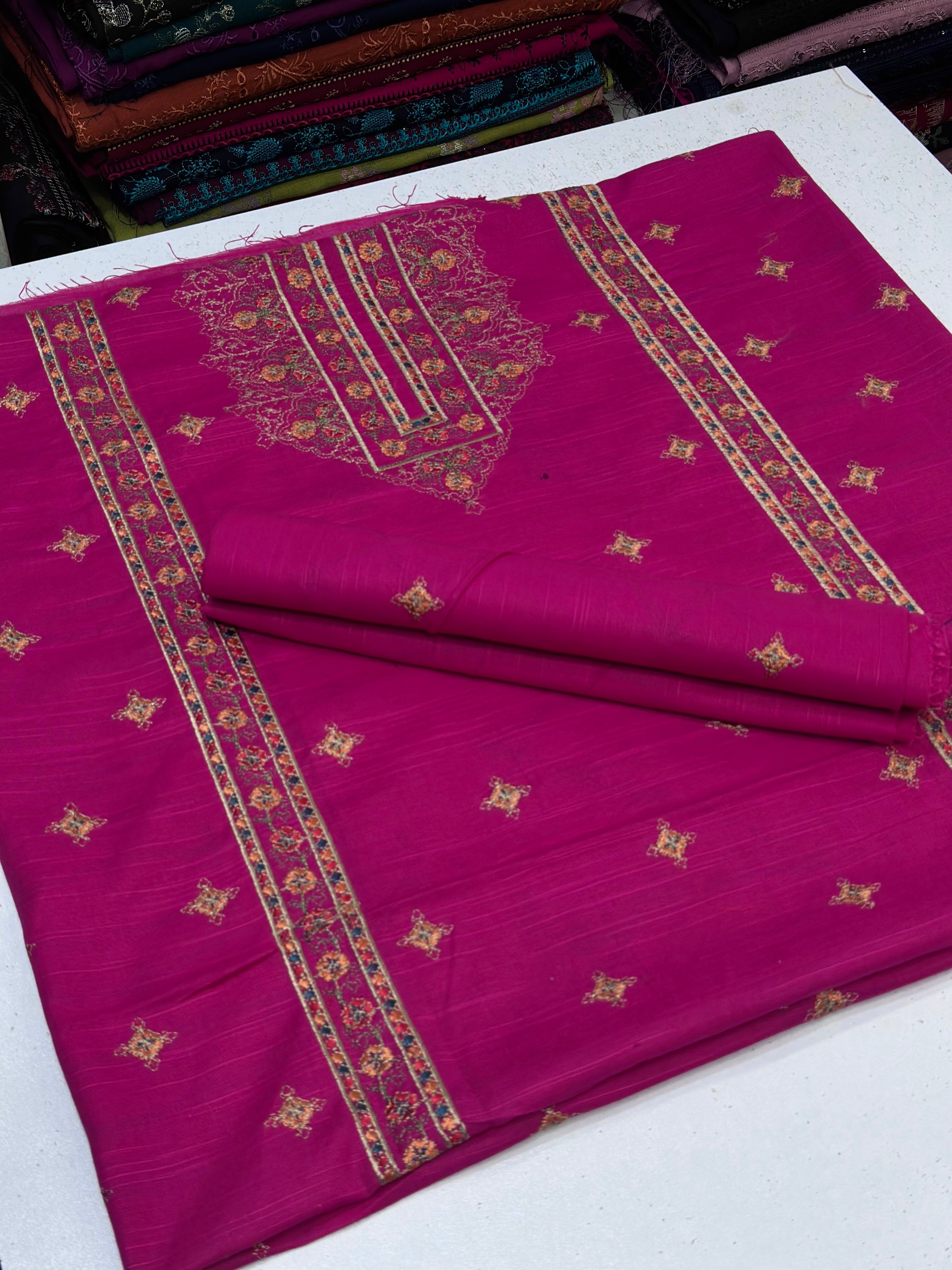 2pc Khaddar Embroidery