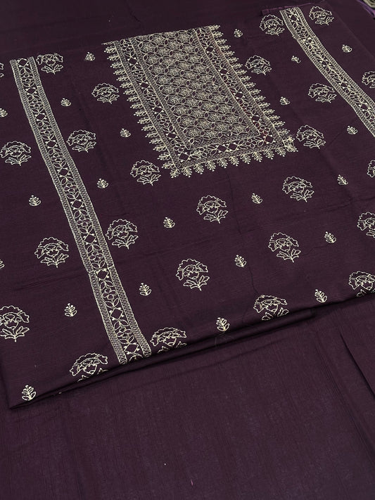 2pc Khaddar Embroidery