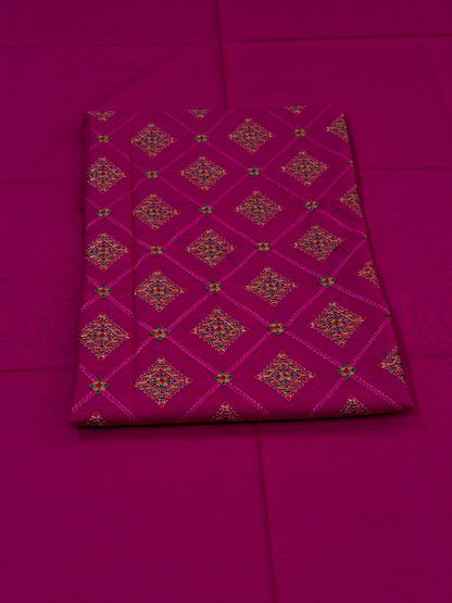 2pc Khaddar Embroidery