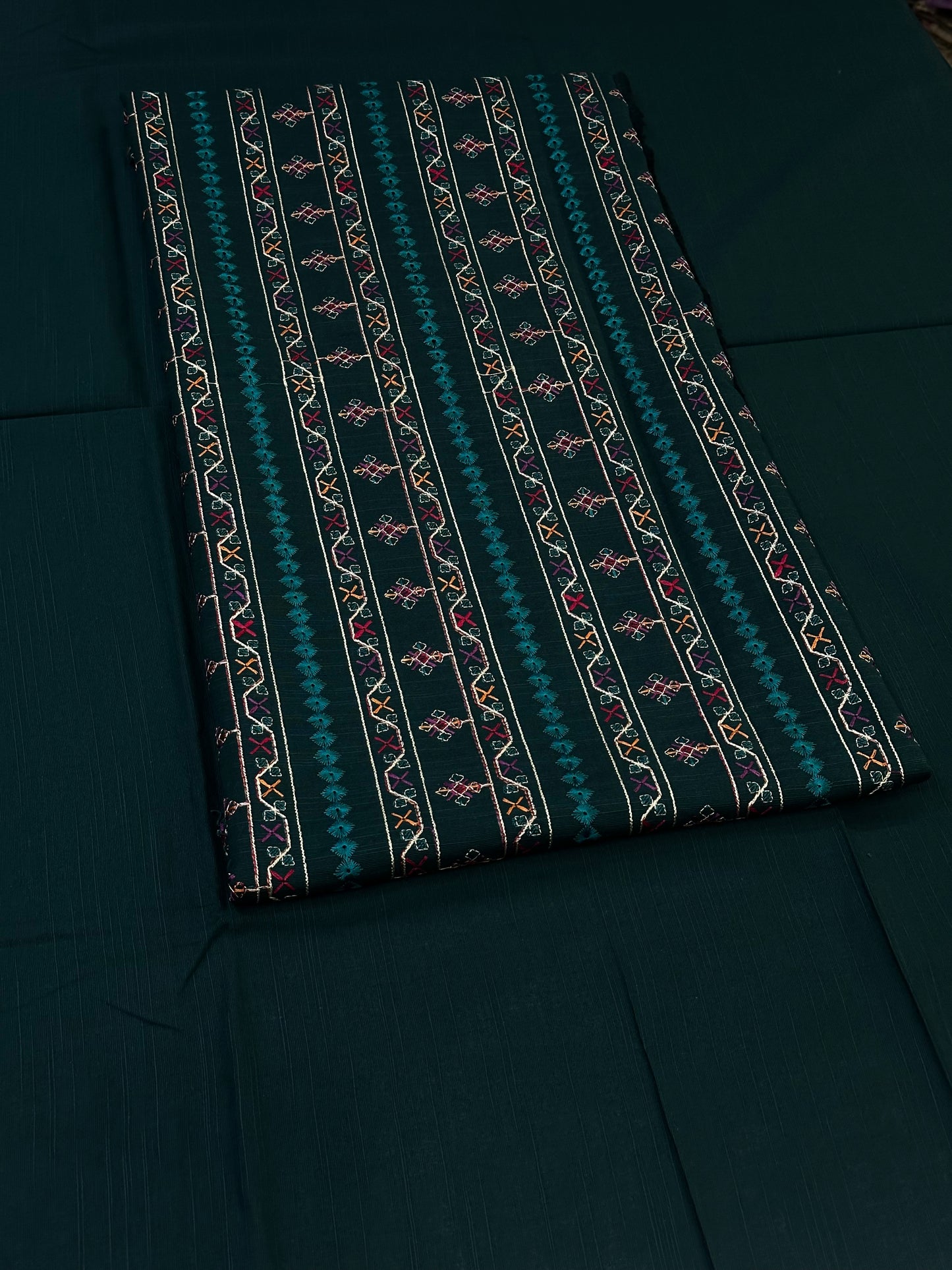 2pc Khaddar Embroidery