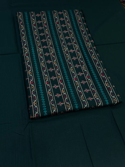 2pc Khaddar Embroidery