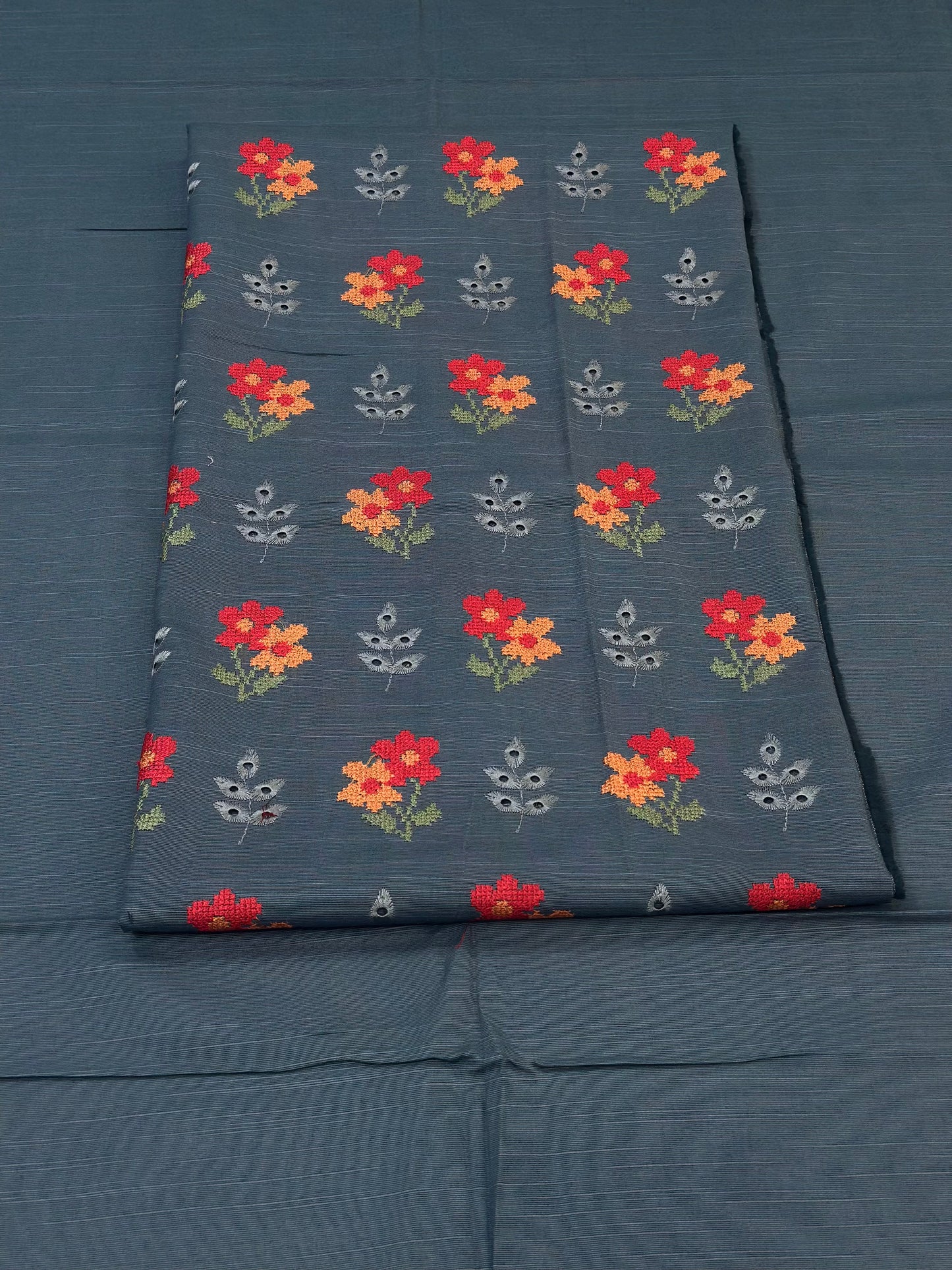 2pc Khaddar Embroidery