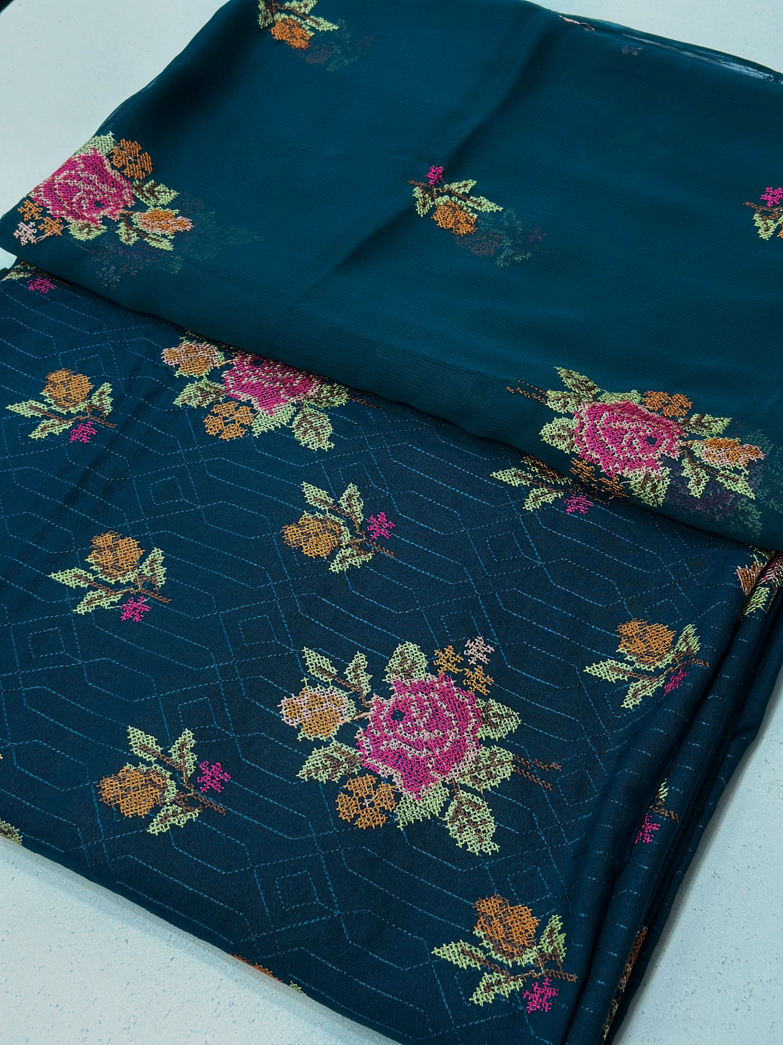 3pc karnadi Embroidery