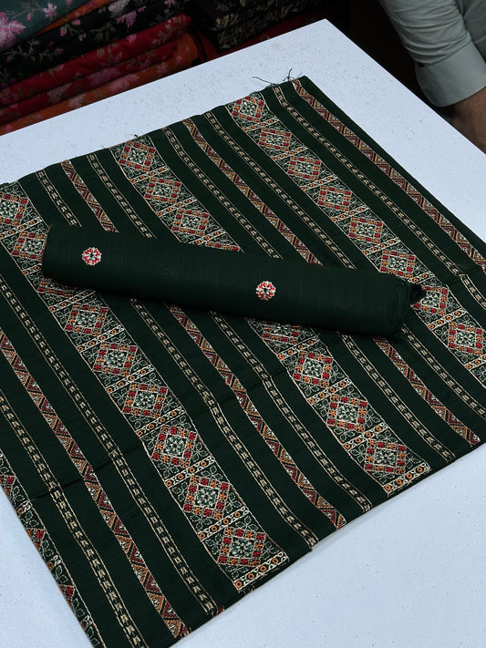 2pc Khaddar Embroidery