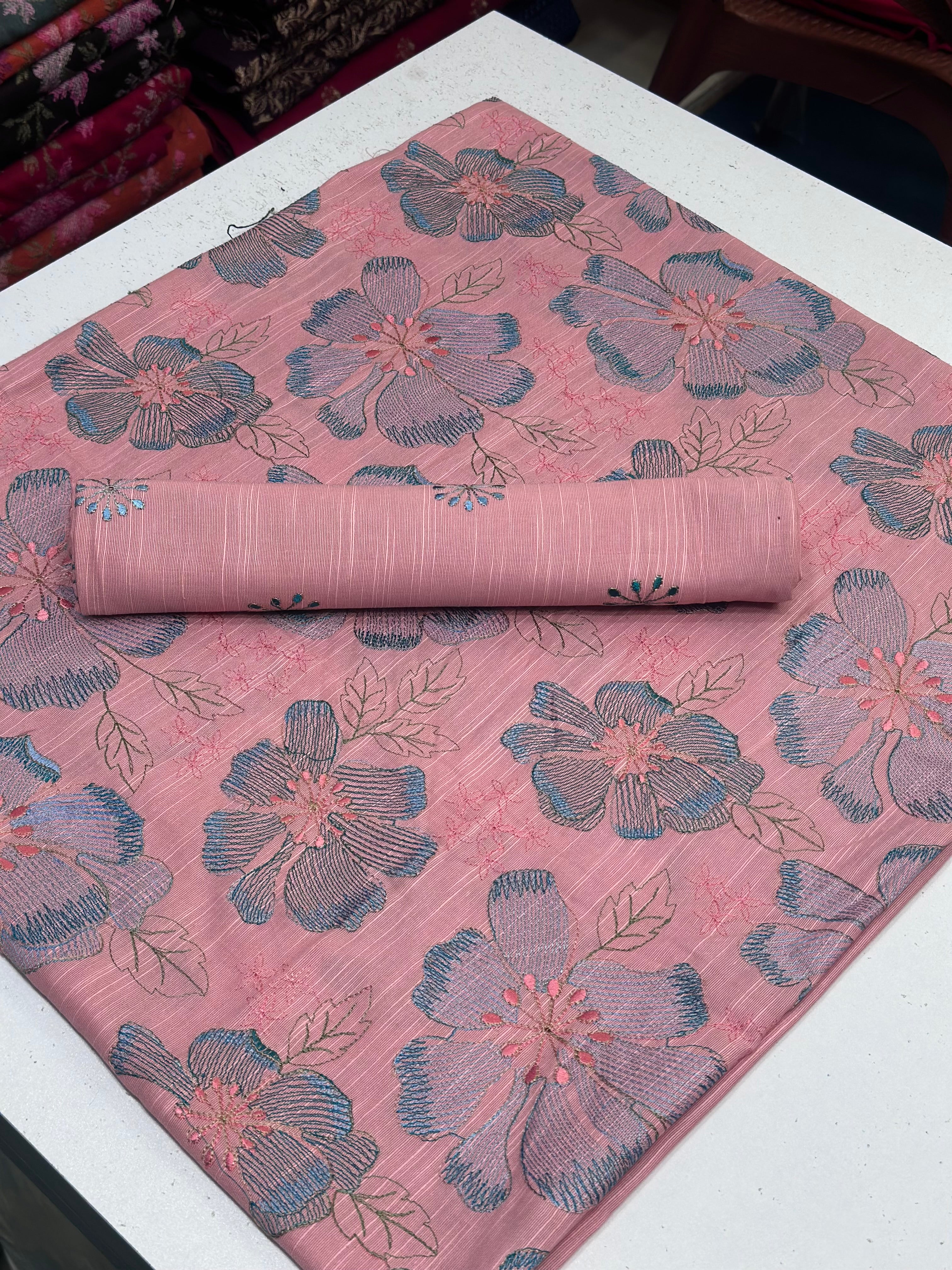 2pc Khaddar Embroidery