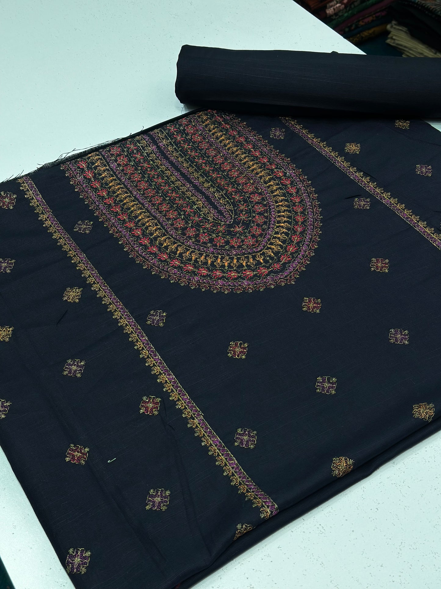 2pc Khaddar Embroidery