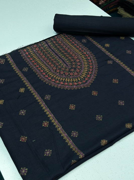 2pc Khaddar Embroidery