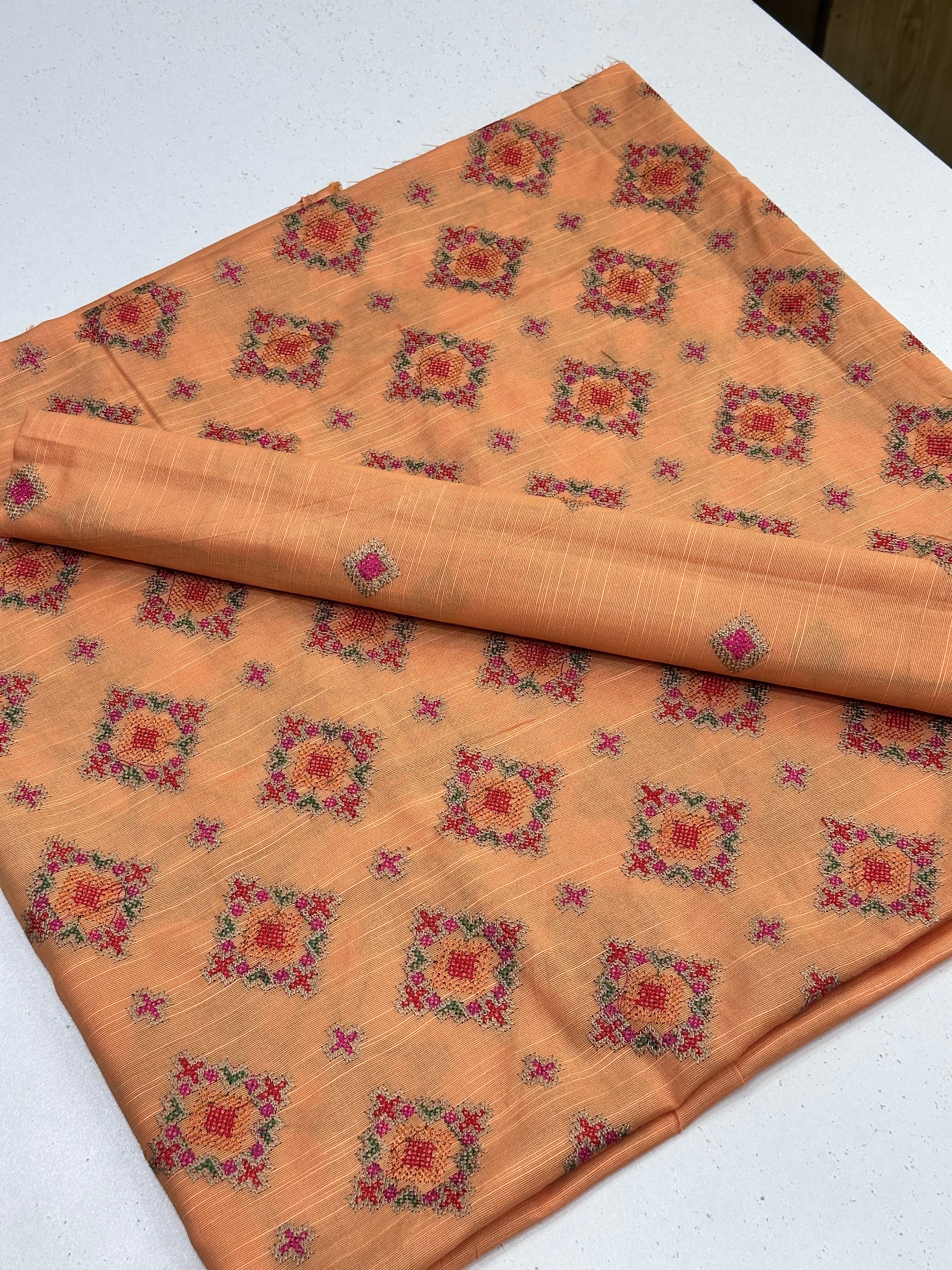 2pc Khaddar Embroidery