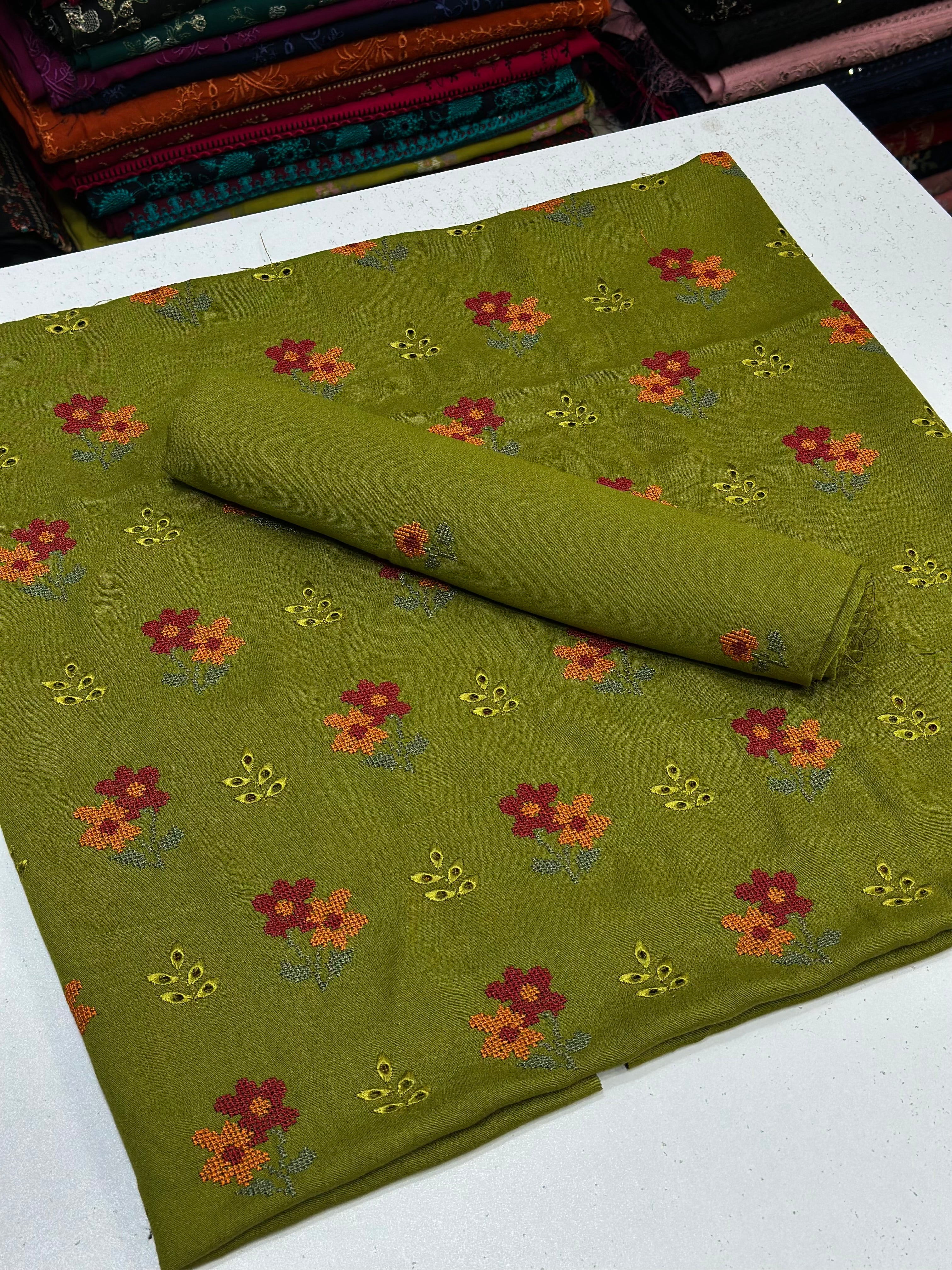 2pc Karandi Embroidery