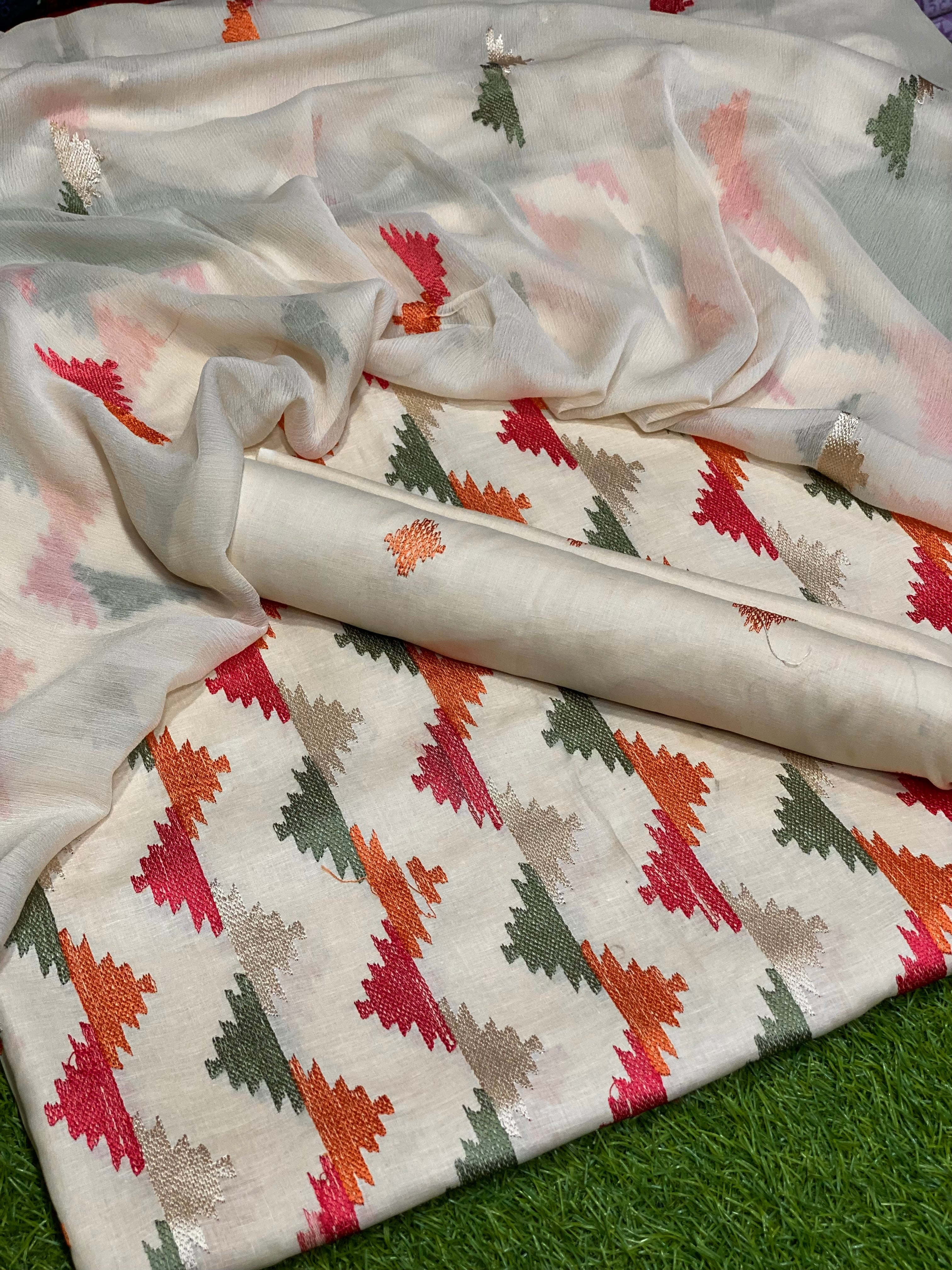 3pc lawn Embroidery