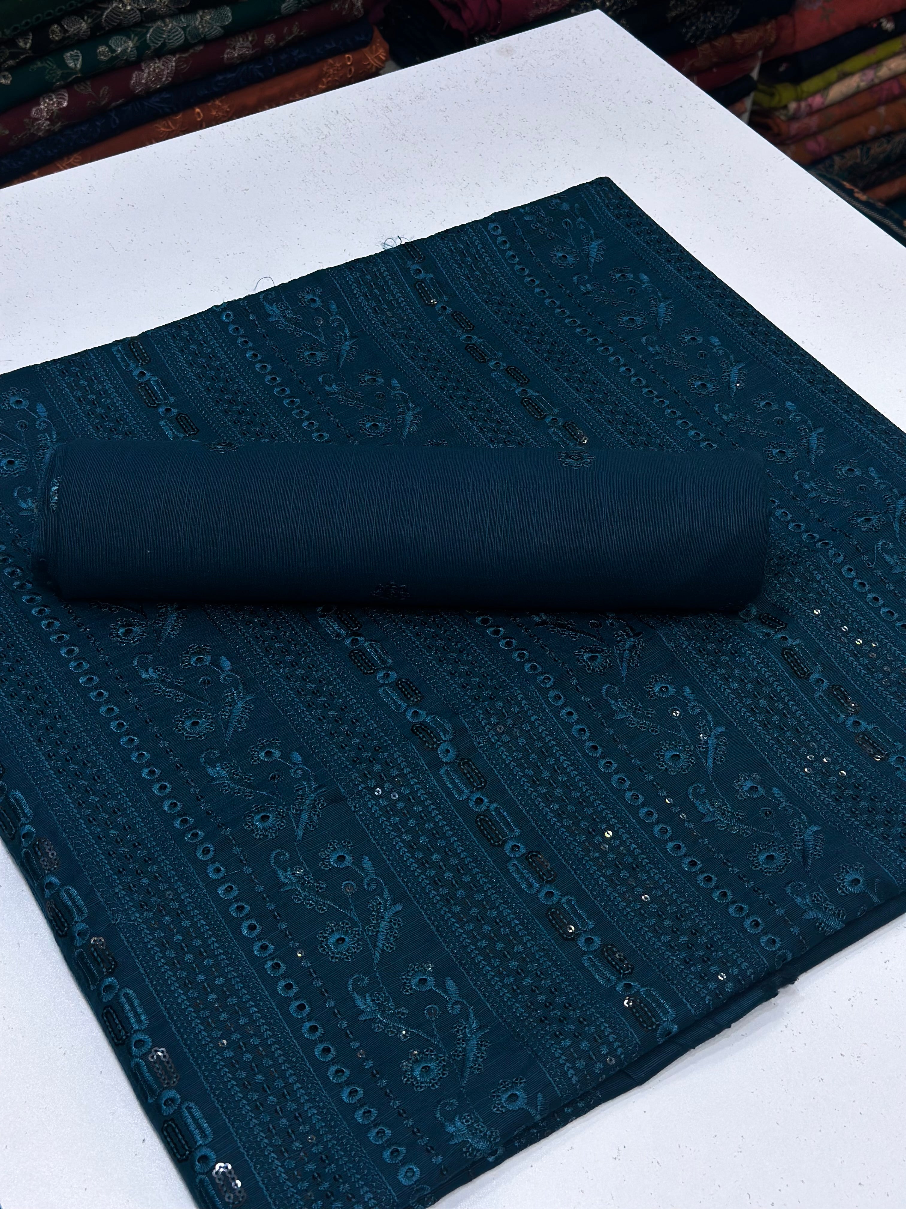 2pc Khaddar Embroidery