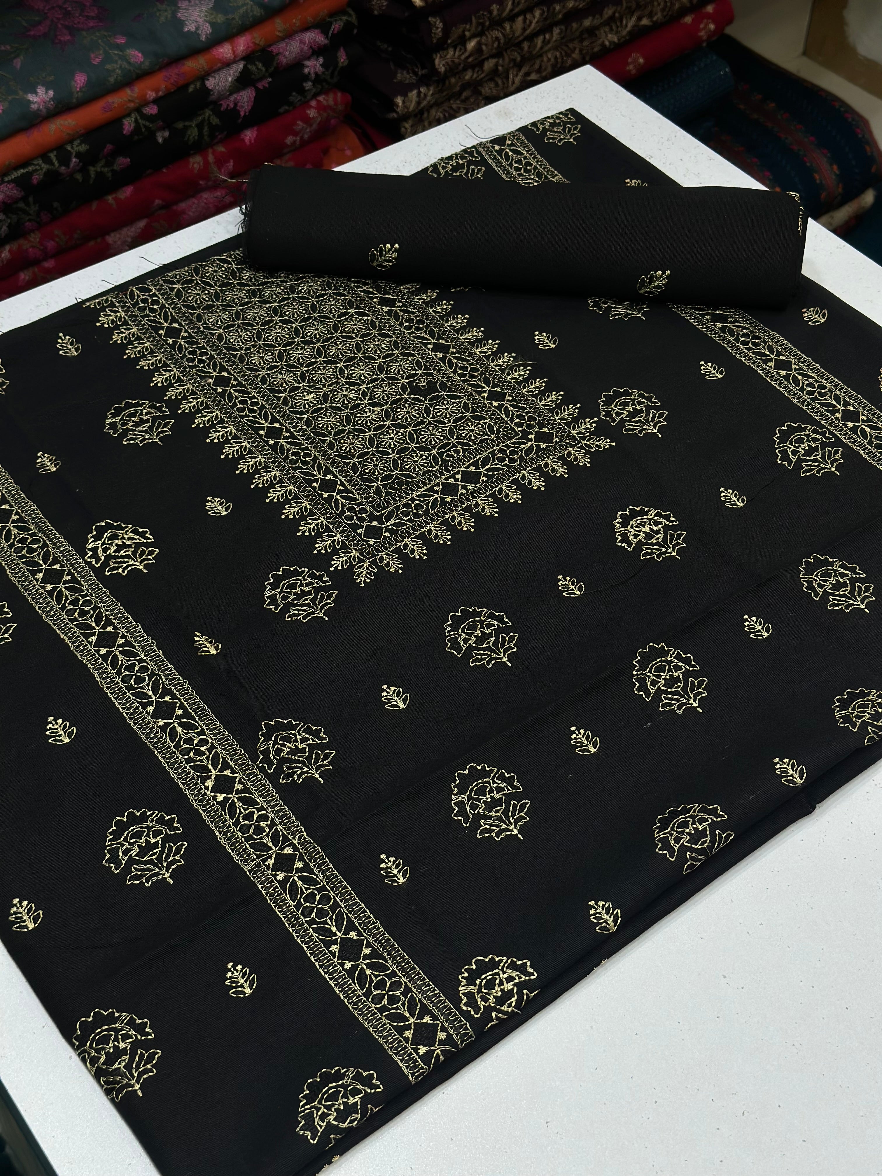2pc Khaddar Embroidery