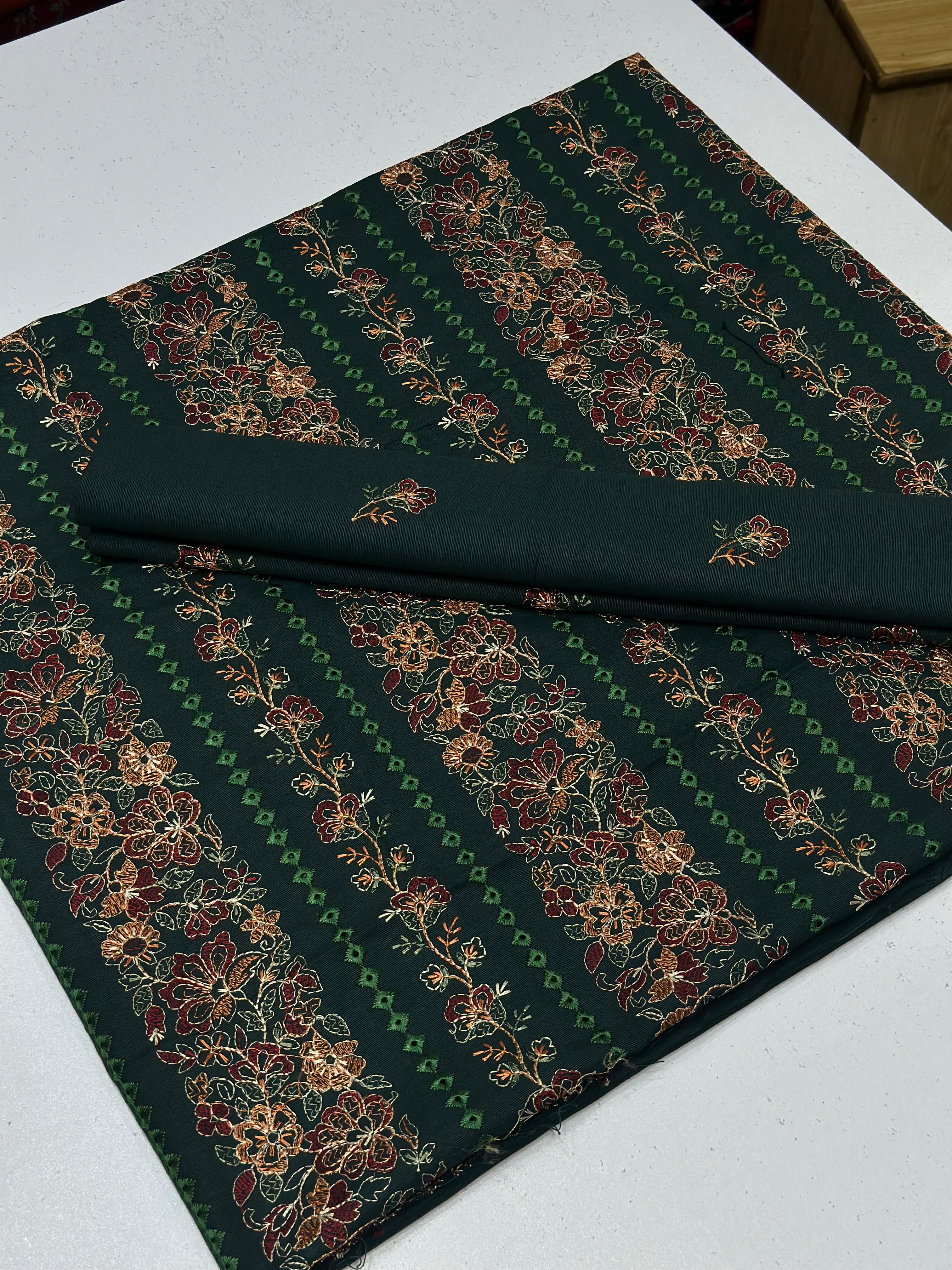 2pc Khaddar Embroidery