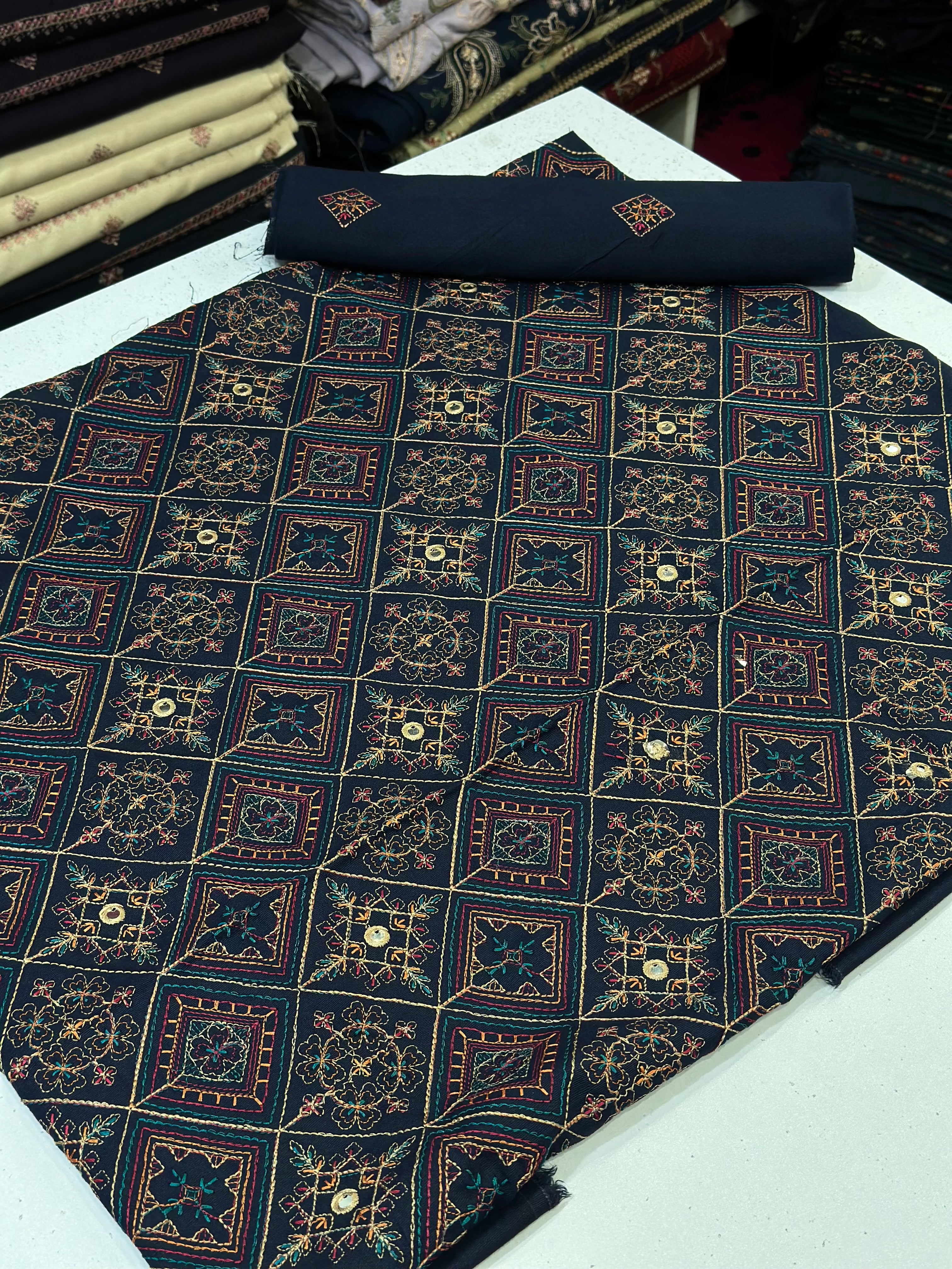 2pc Karandi Embroidery