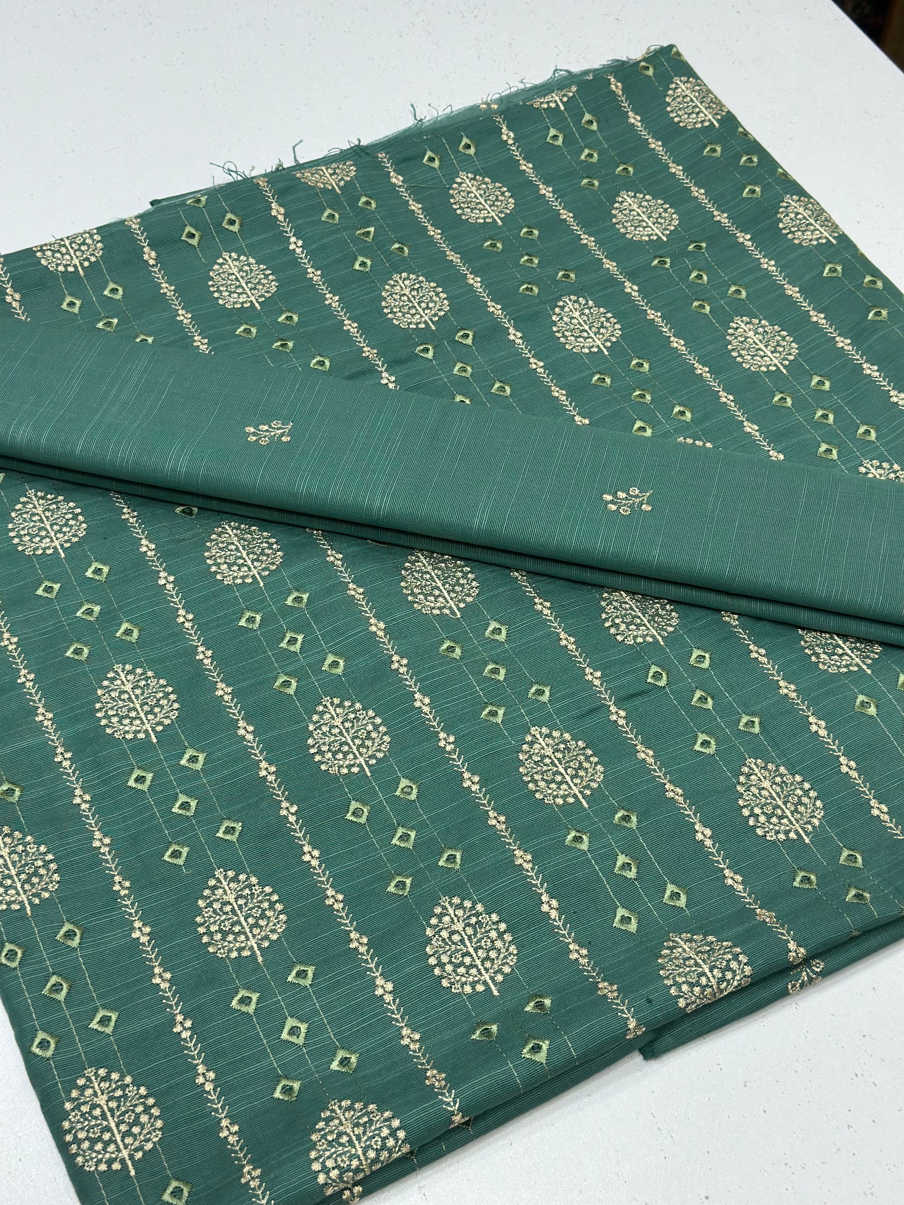 2pc Khaddar Embroidery