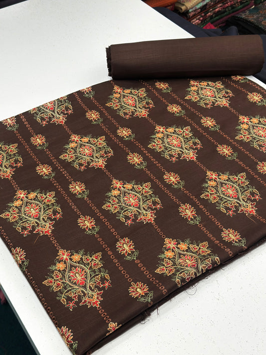 2pc Khaddar Embroidery