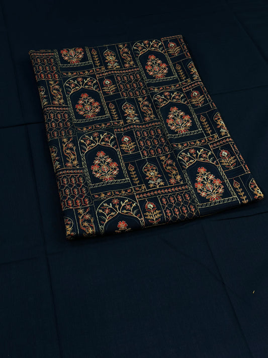 2pc Khaddar Embroidery