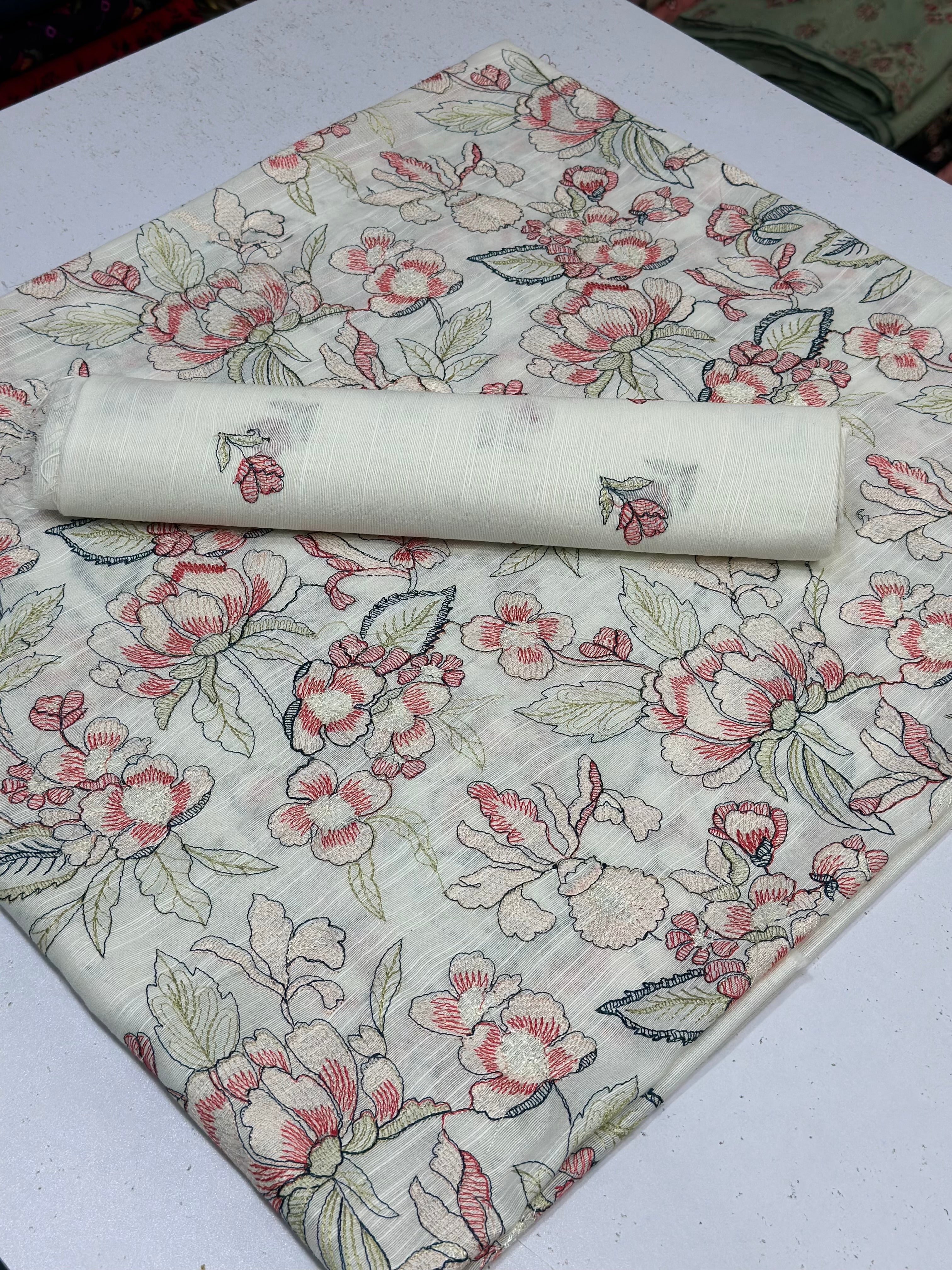 2pc Khaddar Embroidery