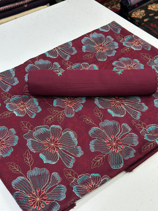 2pc Karandi Embroidery