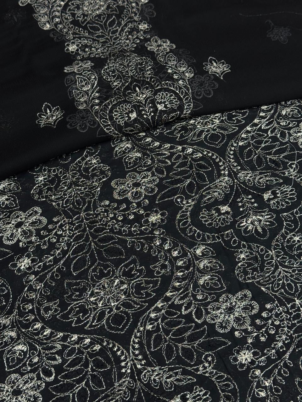 3pc swiss lawn Embroidery