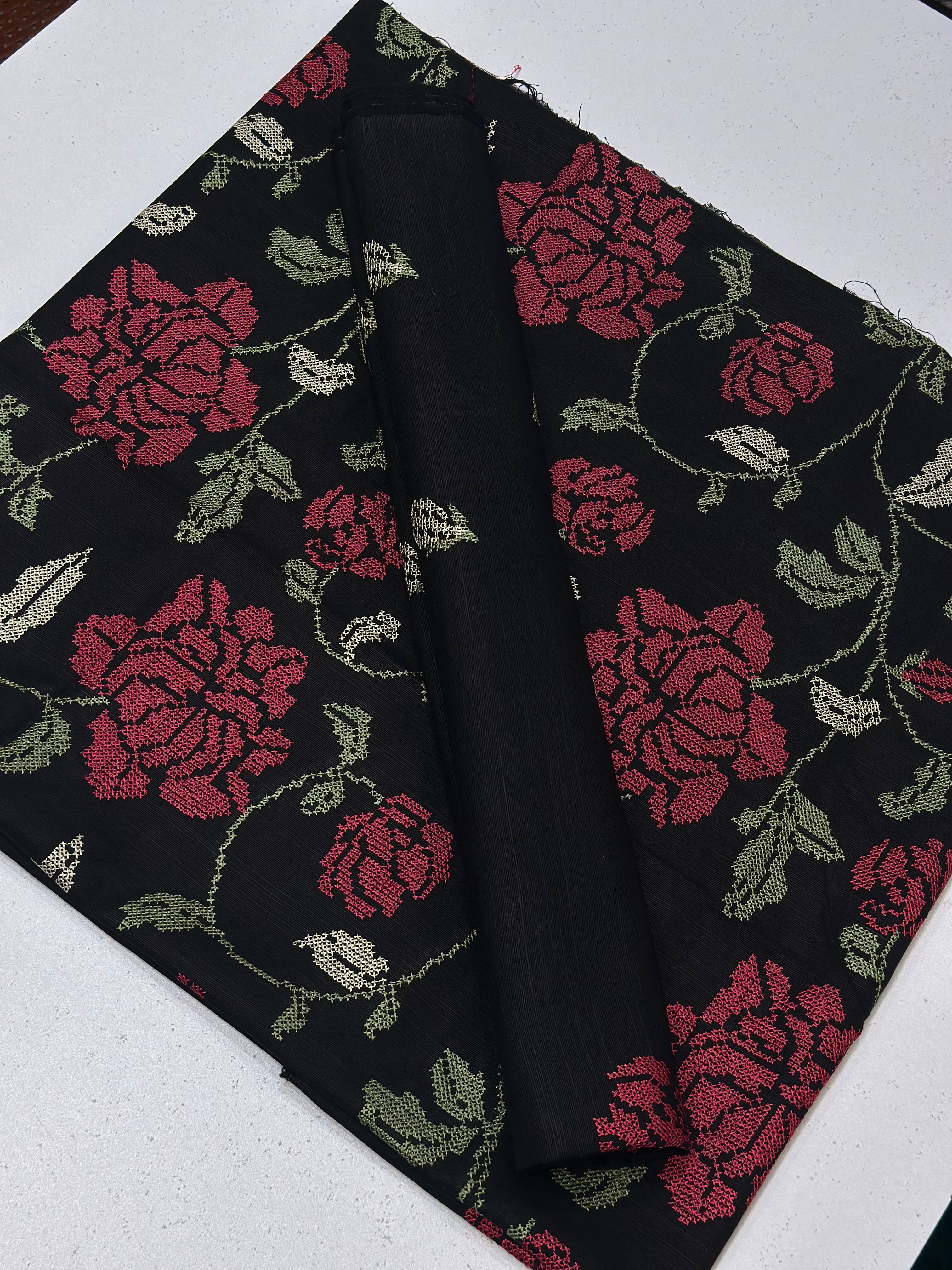 2pc Khaddar Embroidery
