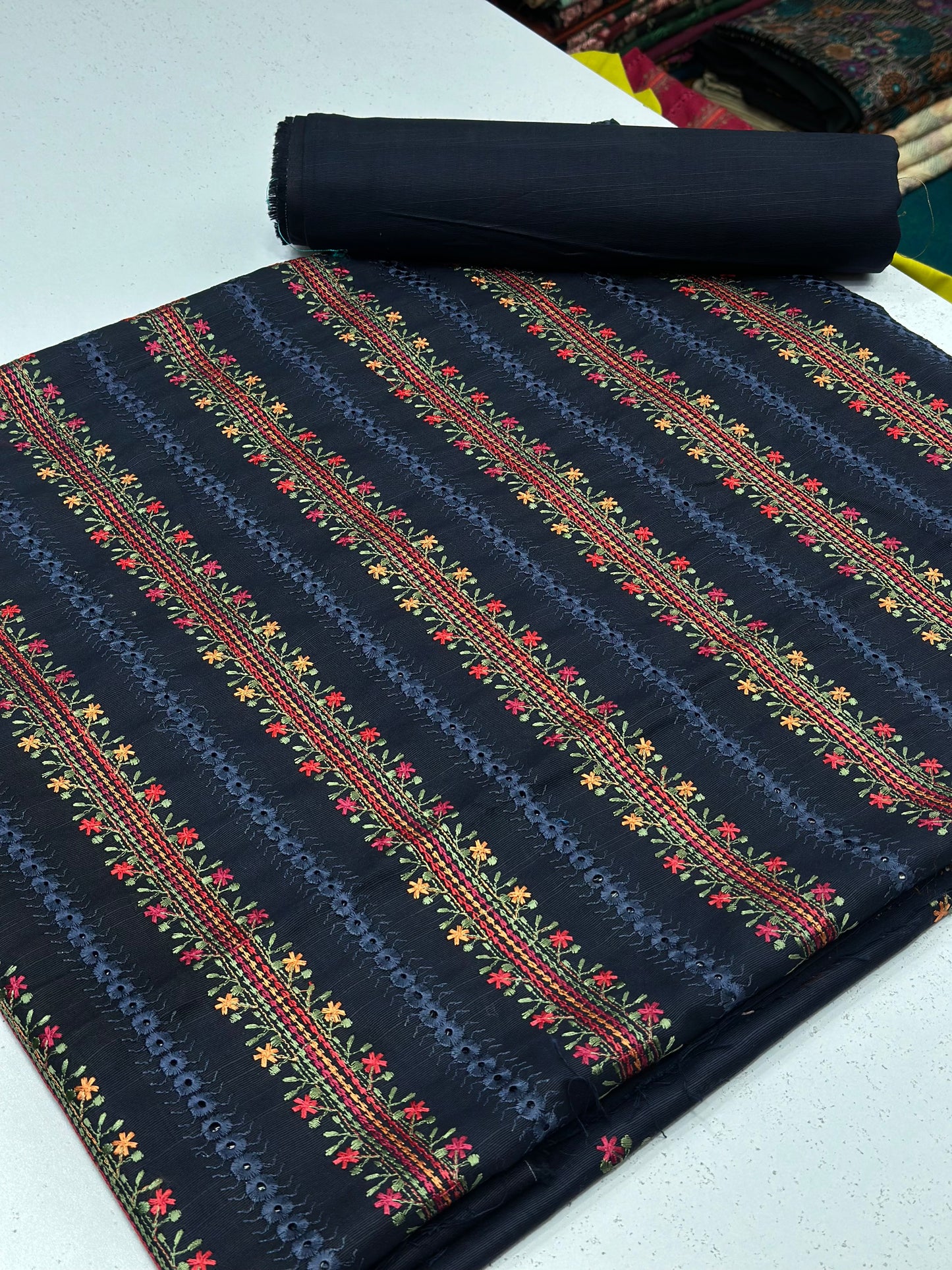 2pc Khaddar Embroidery