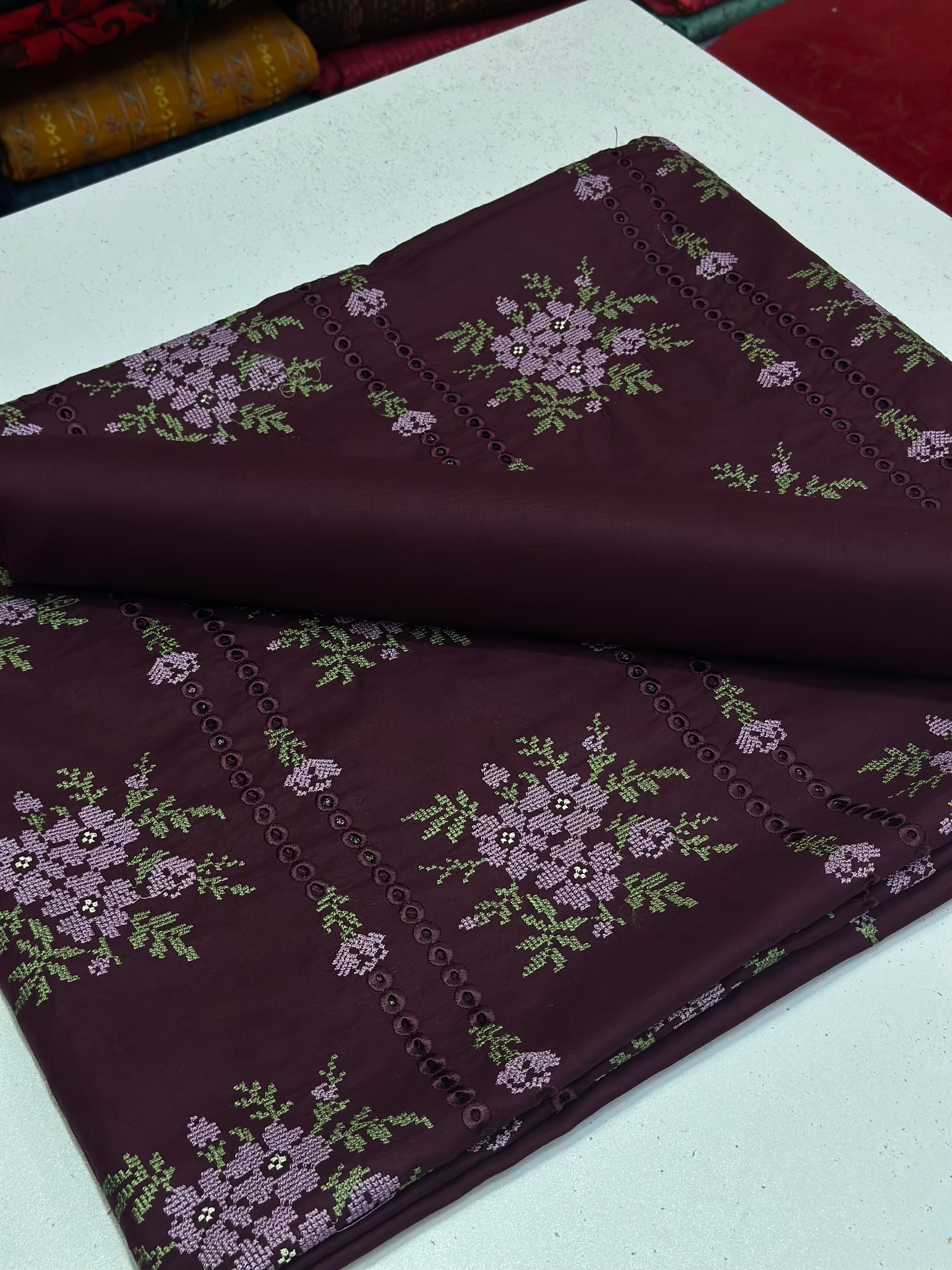 2pc Lawn Embroidery