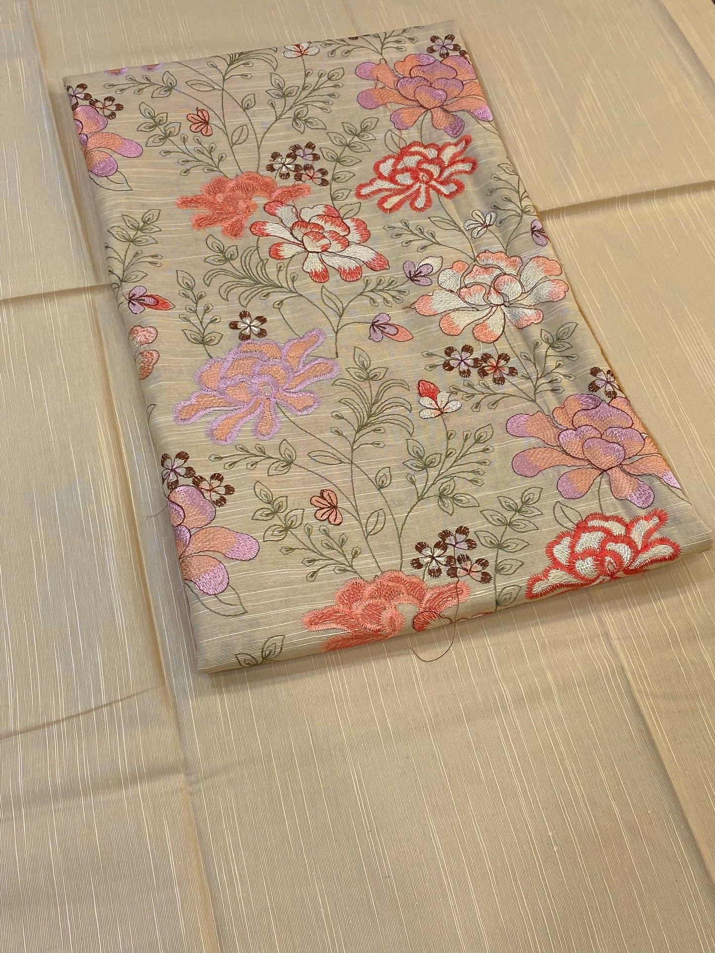 2pc Khaddar Embroidery