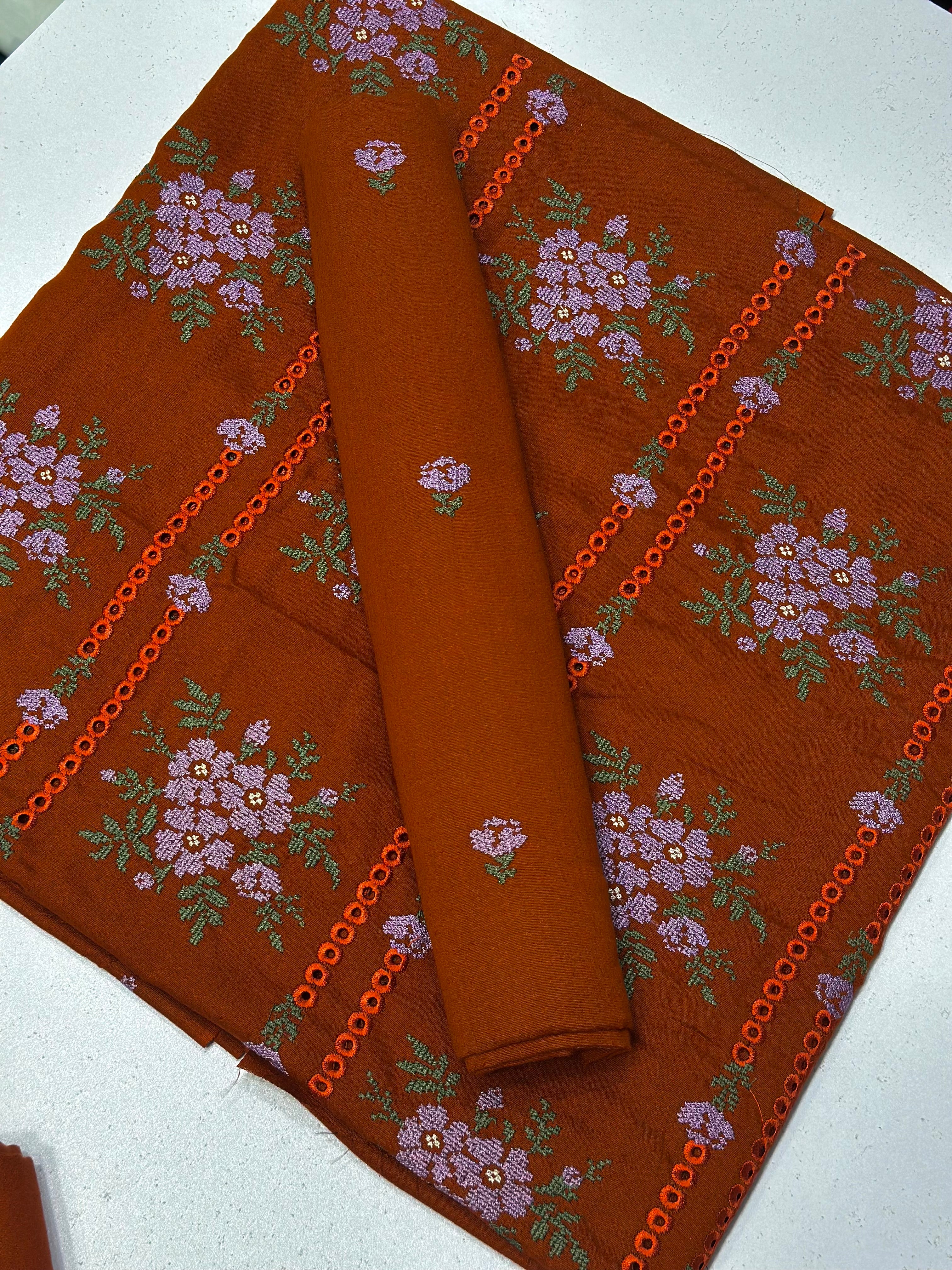 2pc Karandi Embroidery