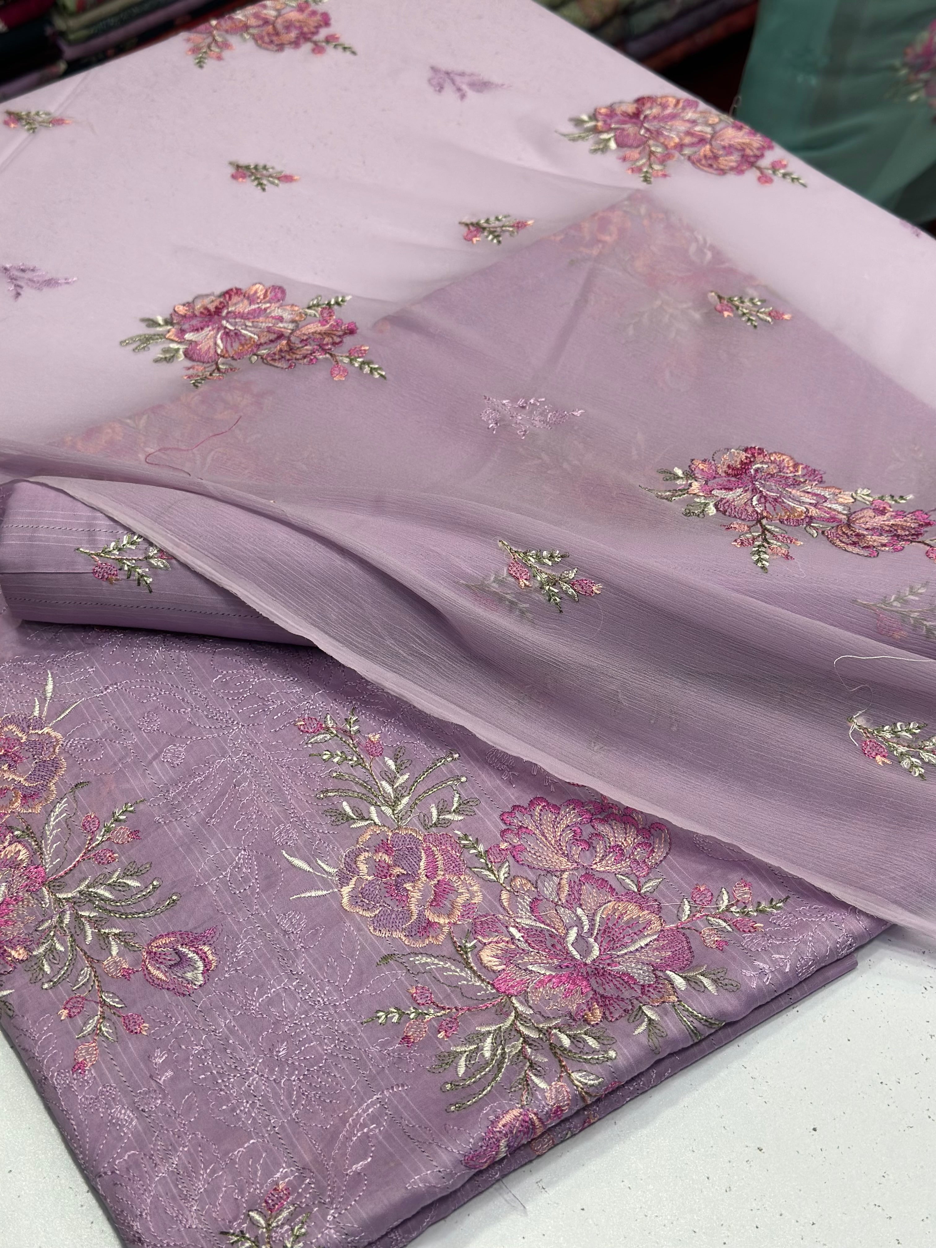 3pc lawn Embroidery