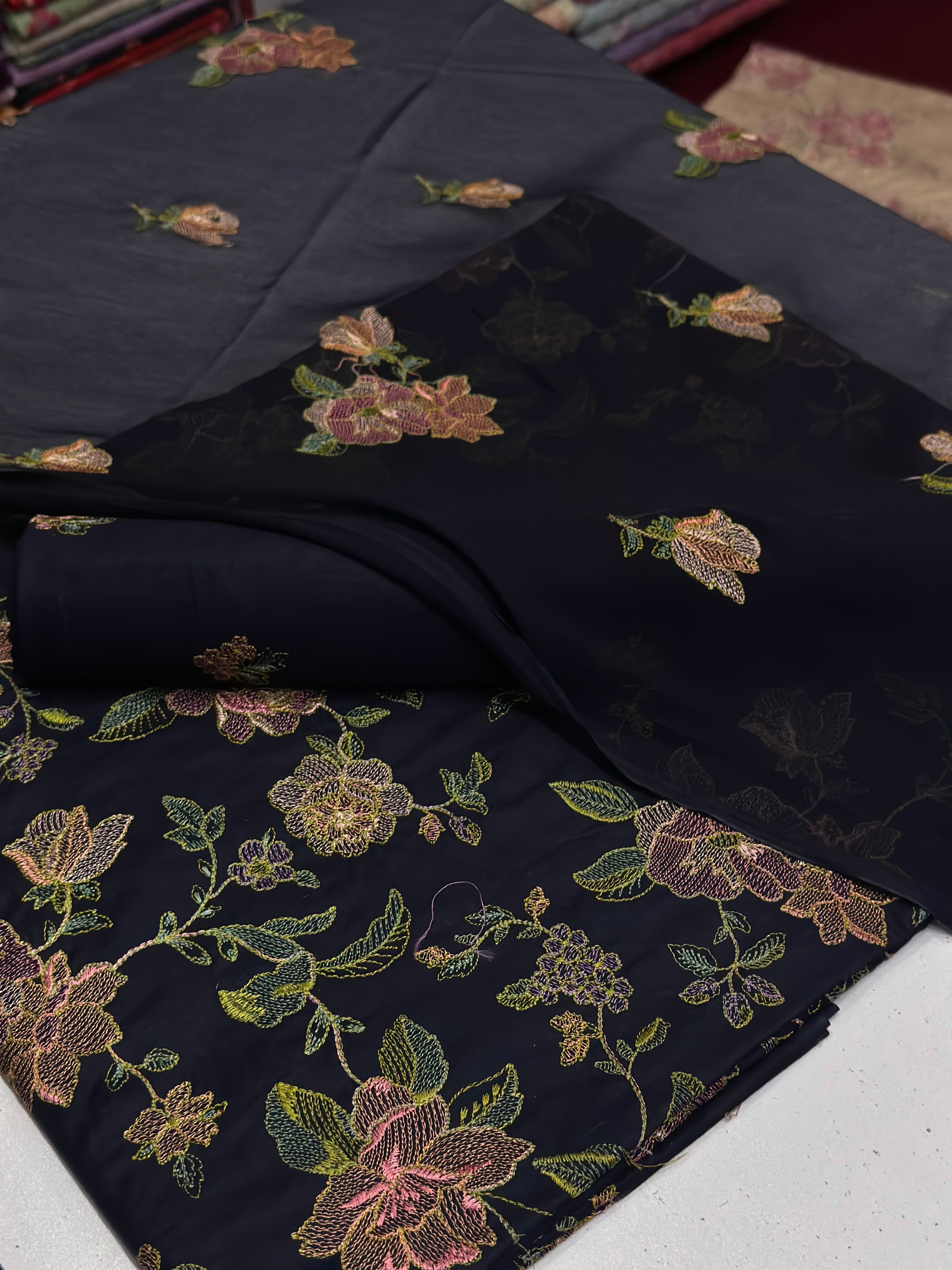 3pc lawn Embroidery