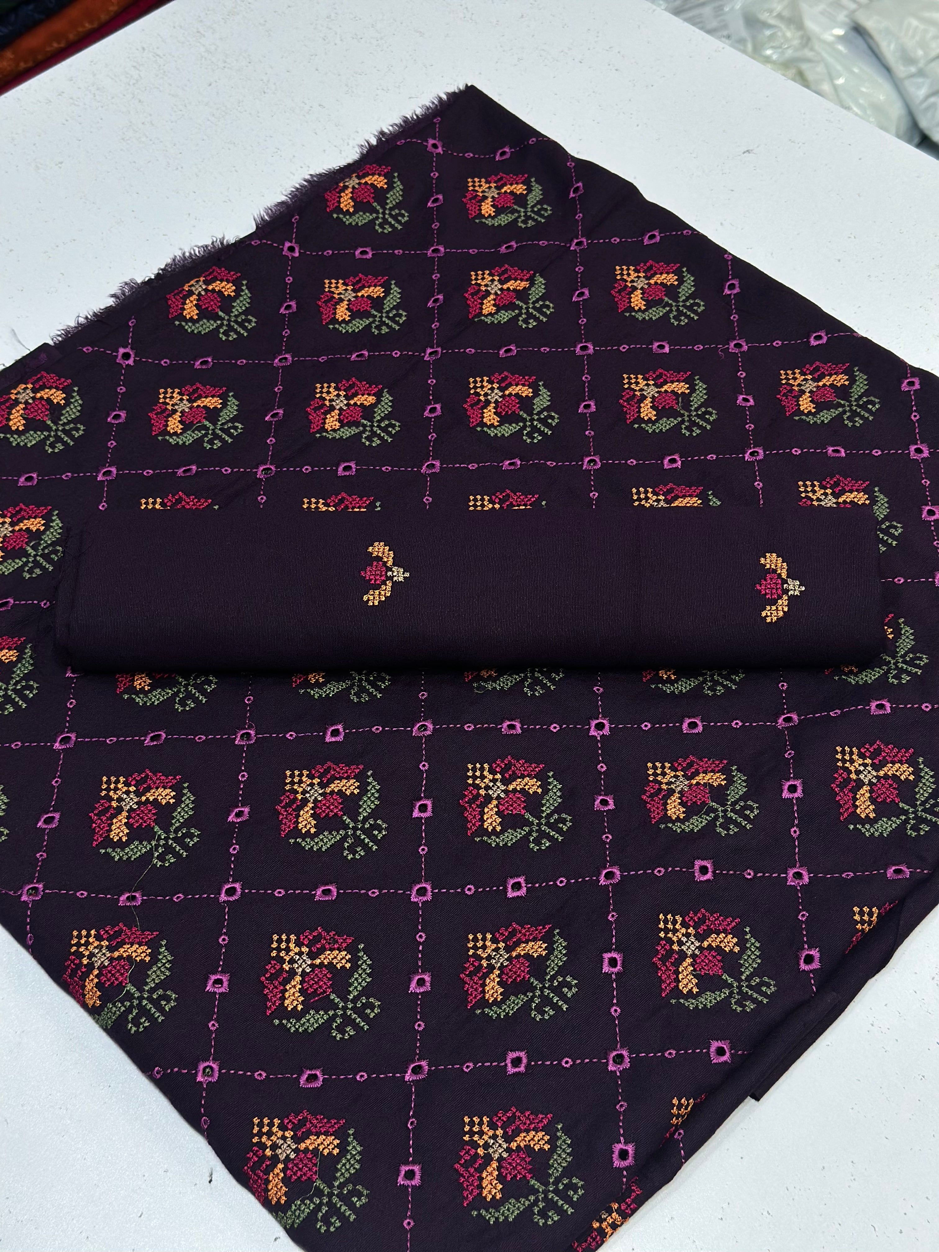 2pc Karandi Embroidery