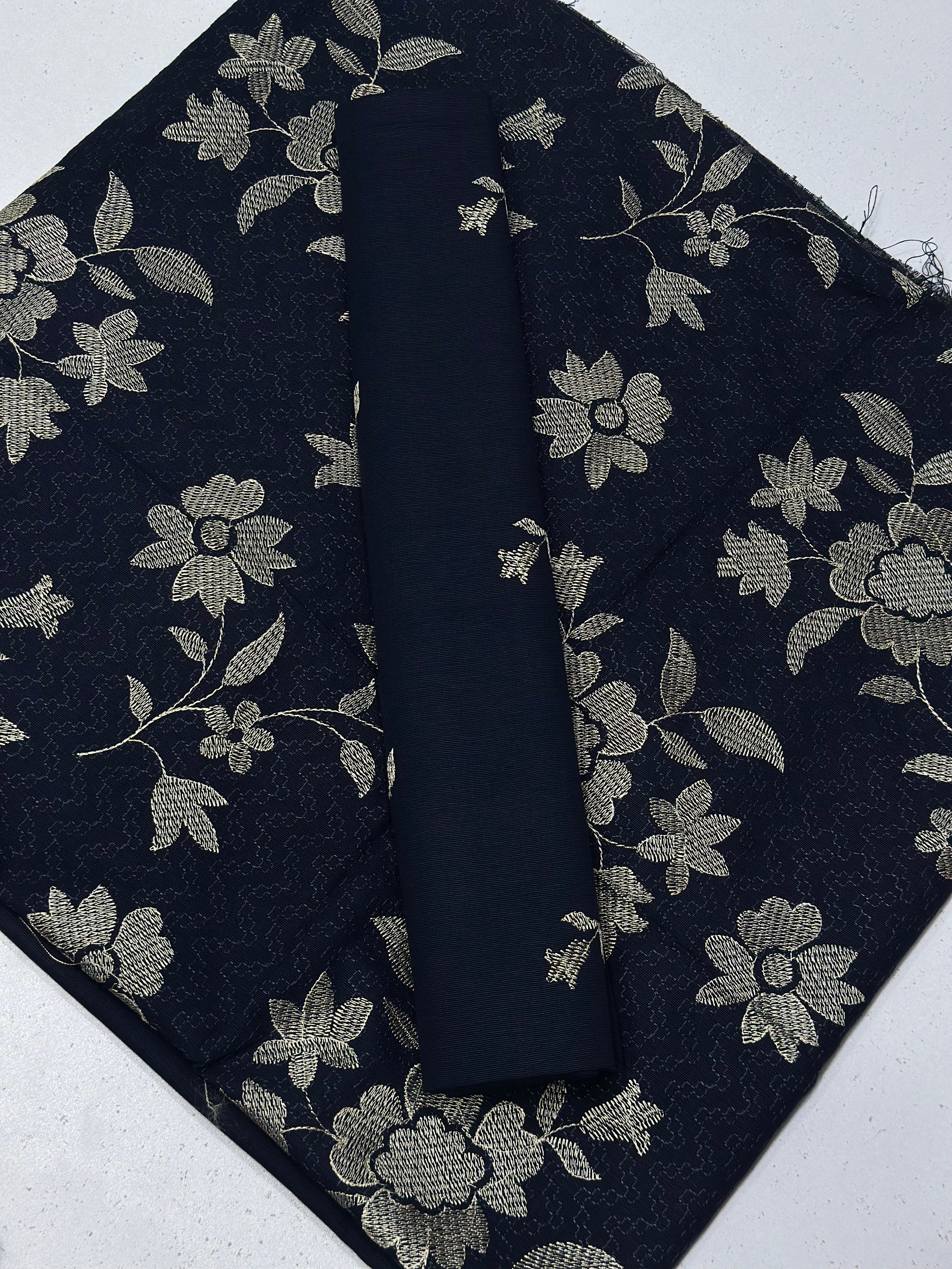 2pc Khaddar Embroidery