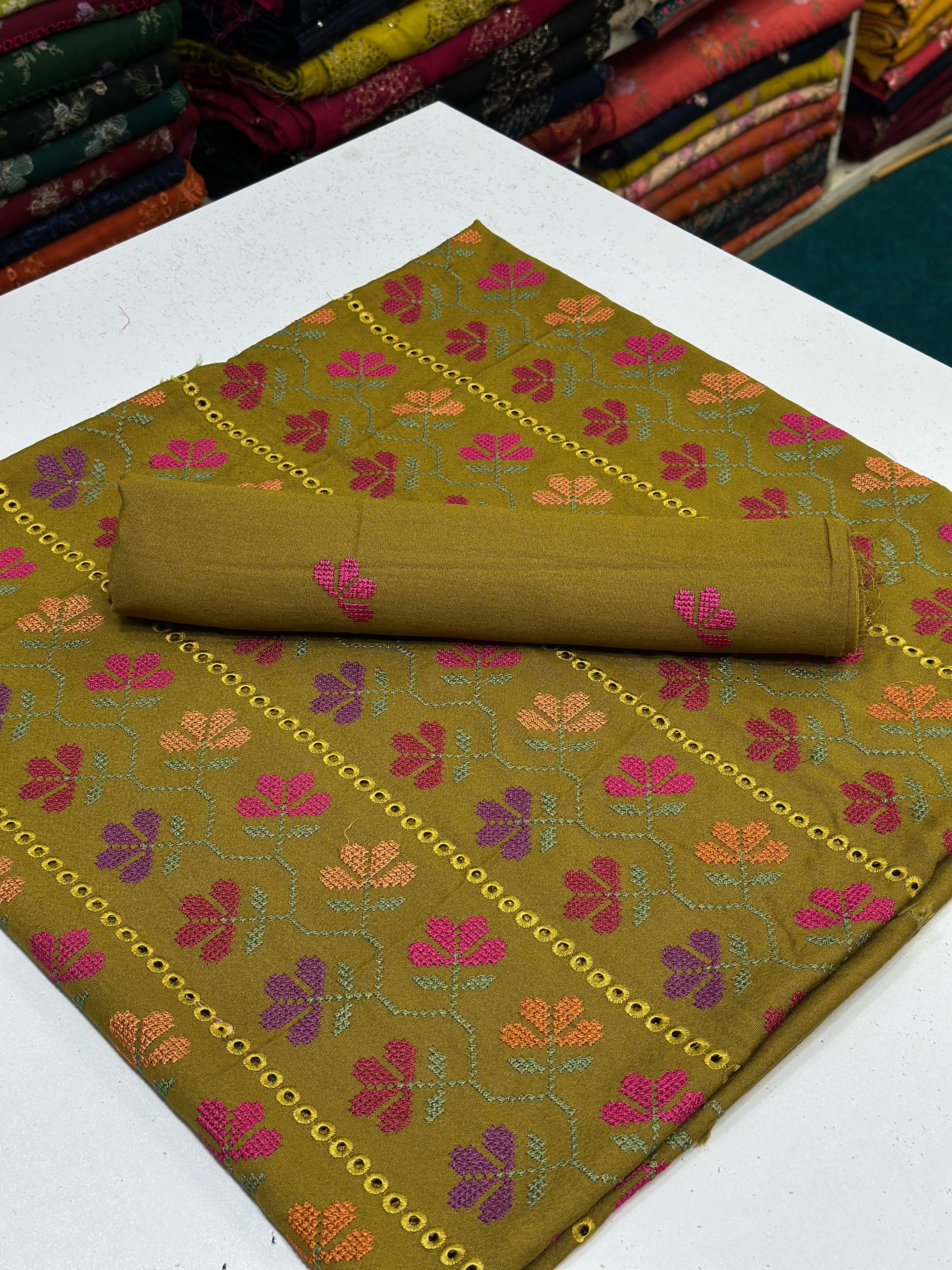 2pc Karandi Embroidery