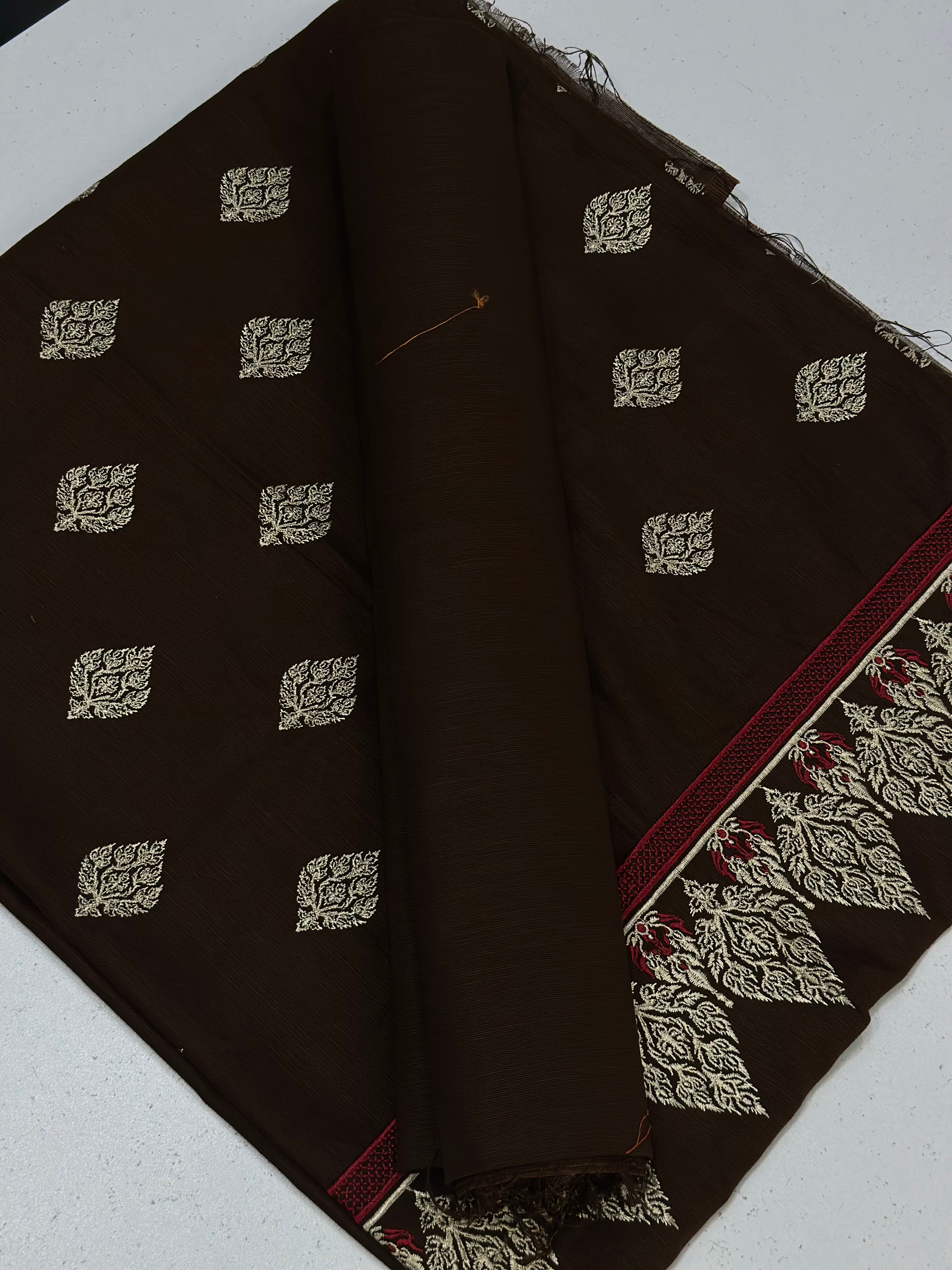 2pc Khaddar Embroidery