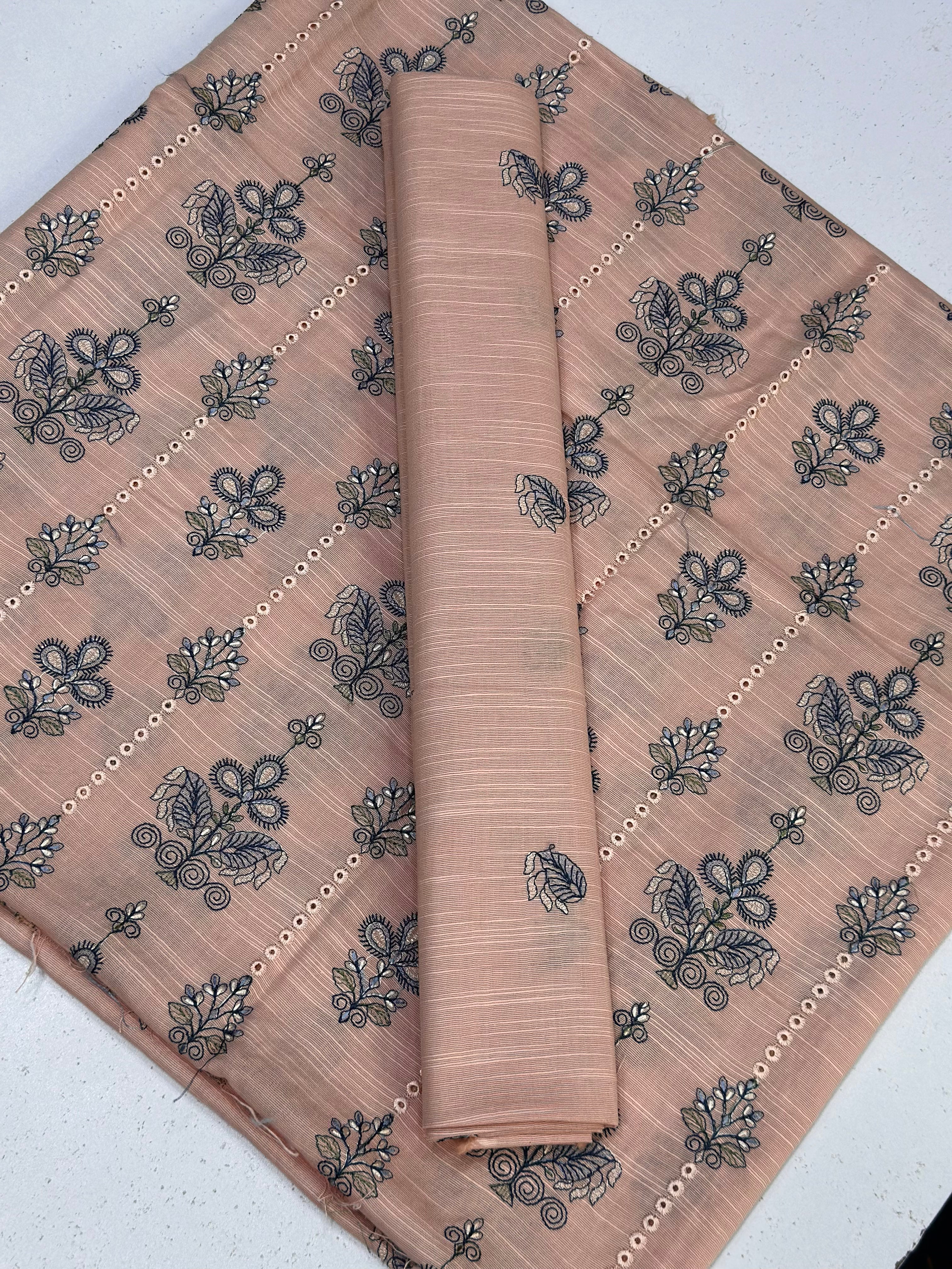 2pc Khaddar Embroidery