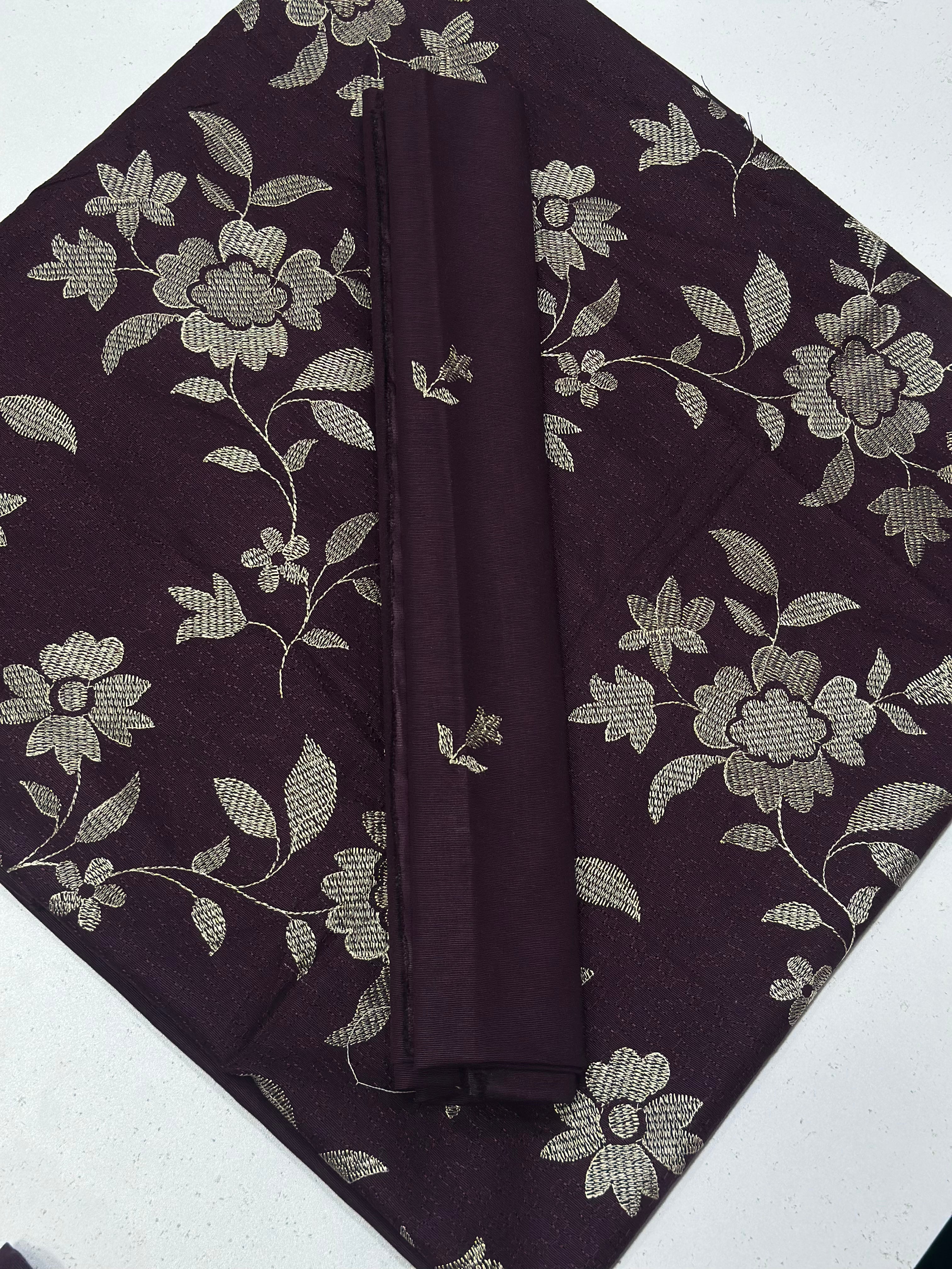 2pc Khaddar Embroidery
