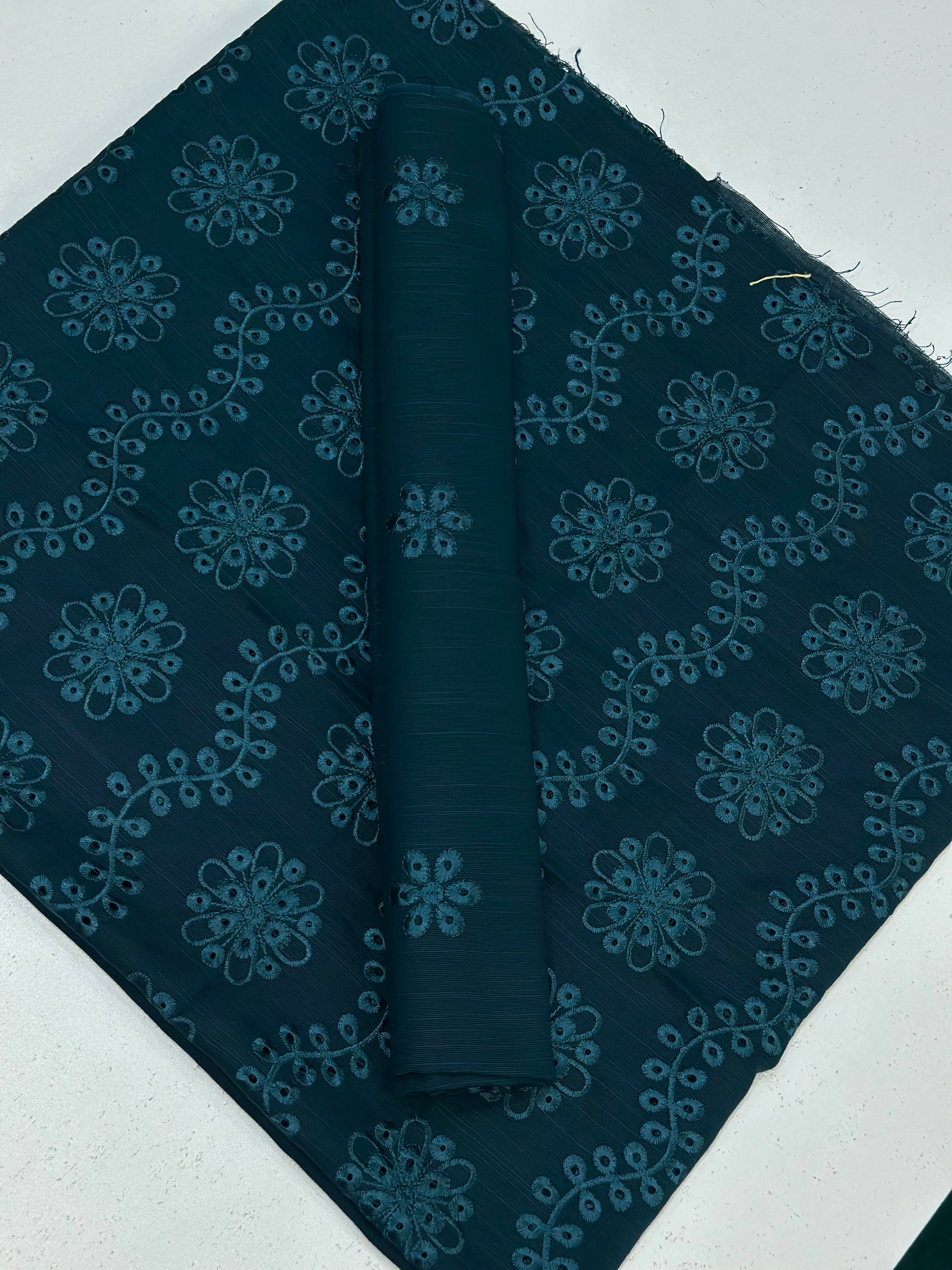 2pc Khaddar Embroidery