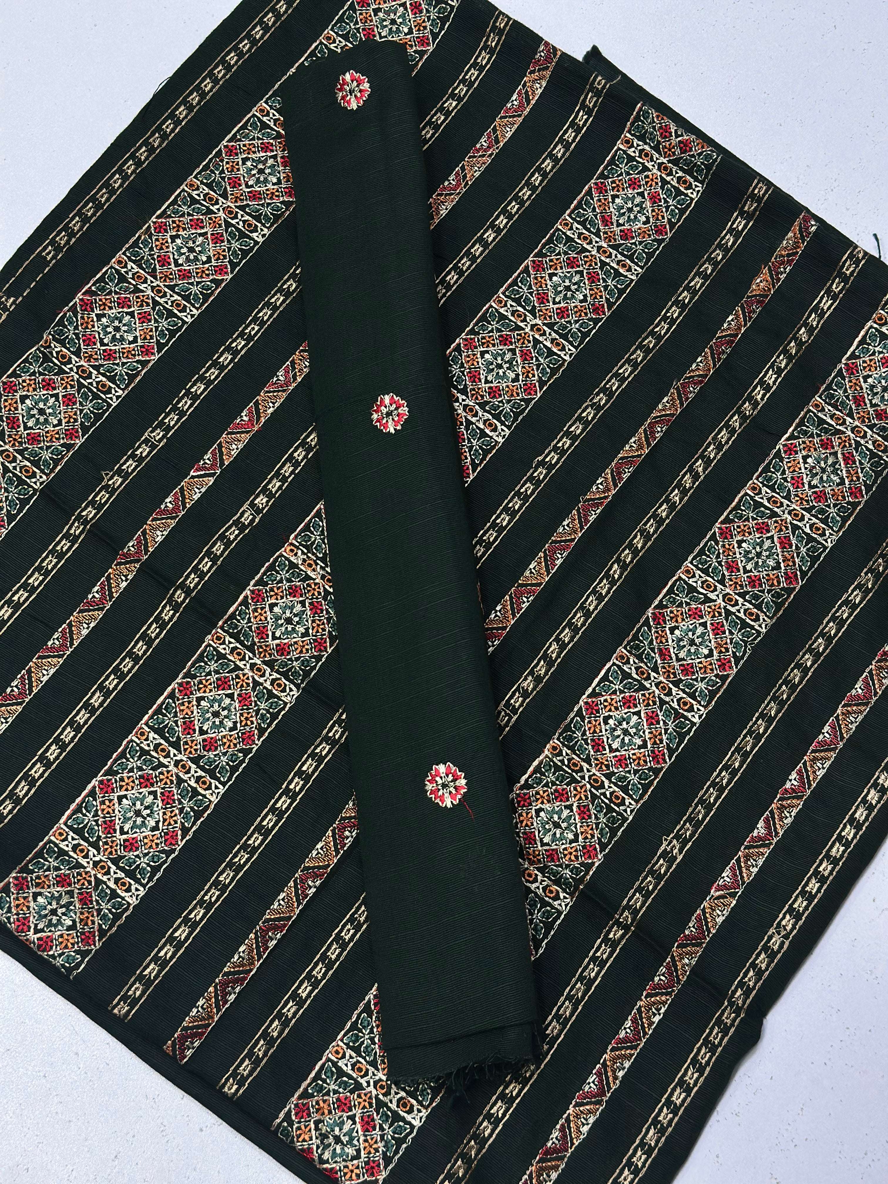 2pc Khaddar Embroidery